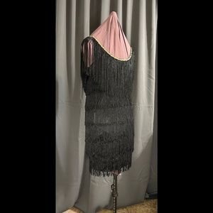 Black Flapper Dress Costume